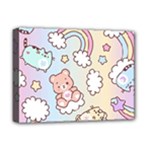 Pusheen Carebears Bears Cat Colorful Cute Pastel Pattern Deluxe Canvas 16  x 12  (Stretched) 