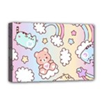 Pusheen Carebears Bears Cat Colorful Cute Pastel Pattern Deluxe Canvas 18  x 12  (Stretched)