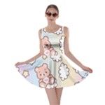 Pusheen Carebears Bears Cat Colorful Cute Pastel Pattern Skater Dress