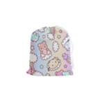 Pusheen Carebears Bears Cat Colorful Cute Pastel Pattern Drawstring Pouch (Small)