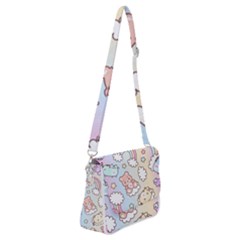 Shoulder Bag with Back Zipper 