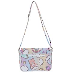 Shoulder Bag with Back Zipper 