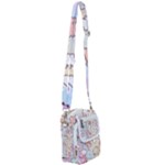 Pusheen Carebears Bears Cat Colorful Cute Pastel Pattern Shoulder Strap Belt Bag