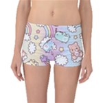 Pusheen Carebears Bears Cat Colorful Cute Pastel Pattern Boyleg Bikini Bottoms