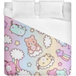 Pusheen Carebears Bears Cat Colorful Cute Pastel Pattern Duvet Cover (King Size)