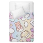 Pusheen Carebears Bears Cat Colorful Cute Pastel Pattern Duvet Cover Double Side (Single Size)