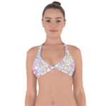 Pusheen Carebears Bears Cat Colorful Cute Pastel Pattern Halter Neck Bikini Top