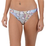 Pusheen Carebears Bears Cat Colorful Cute Pastel Pattern Band Bikini Bottoms