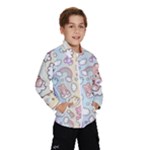 Pusheen Carebears Bears Cat Colorful Cute Pastel Pattern Kids  Windbreaker