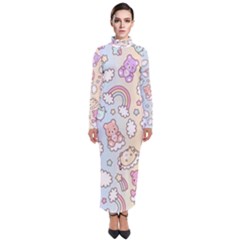 Turtleneck Maxi Dress 