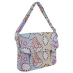 Pusheen Carebears Bears Cat Colorful Cute Pastel Pattern Buckle Messenger Bag