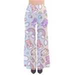 Pusheen Carebears Bears Cat Colorful Cute Pastel Pattern So Vintage Palazzo Pants