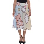 Pusheen Carebears Bears Cat Colorful Cute Pastel Pattern Perfect Length Midi Skirt