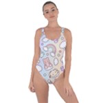 Pusheen Carebears Bears Cat Colorful Cute Pastel Pattern Bring Sexy Back Swimsuit