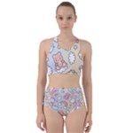 Pusheen Carebears Bears Cat Colorful Cute Pastel Pattern Racer Back Bikini Set