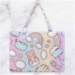 Pusheen Carebears Bears Cat Colorful Cute Pastel Pattern Medium Tote Bag