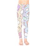 Pusheen Carebears Bears Cat Colorful Cute Pastel Pattern Kids  Leggings