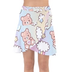 Wrap Front Skirt 