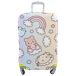 Pusheen Carebears Bears Cat Colorful Cute Pastel Pattern Luggage Cover (Medium)