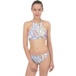 Pusheen Carebears Bears Cat Colorful Cute Pastel Pattern Racer Front Bikini Set