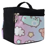 Pusheen Carebears Bears Cat Colorful Cute Pastel Pattern Make Up Travel Bag (Small)