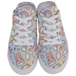 Pusheen Carebears Bears Cat Colorful Cute Pastel Pattern Half Slippers