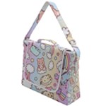 Pusheen Carebears Bears Cat Colorful Cute Pastel Pattern Box Up Messenger Bag