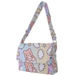 Pusheen Carebears Bears Cat Colorful Cute Pastel Pattern Full Print Messenger Bag (S)