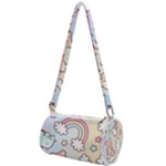 Pusheen Carebears Bears Cat Colorful Cute Pastel Pattern Mini Cylinder Bag