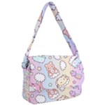 Pusheen Carebears Bears Cat Colorful Cute Pastel Pattern Courier Bag