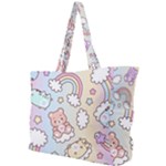 Pusheen Carebears Bears Cat Colorful Cute Pastel Pattern Simple Shoulder Bag