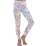 Pusheen Carebears Bears Cat Colorful Cute Pastel Pattern Kids  Lightweight Velour Classic Yoga Leggings