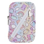 Pusheen Carebears Bears Cat Colorful Cute Pastel Pattern Belt Pouch Bag (Large)