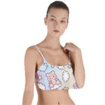 Pusheen Carebears Bears Cat Colorful Cute Pastel Pattern Layered Top Bikini Top 