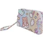 Pusheen Carebears Bears Cat Colorful Cute Pastel Pattern Wristlet Pouch Bag (Small)