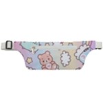 Pusheen Carebears Bears Cat Colorful Cute Pastel Pattern Active Waist Bag