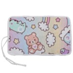 Pusheen Carebears Bears Cat Colorful Cute Pastel Pattern Pen Storage Case (M)