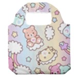 Pusheen Carebears Bears Cat Colorful Cute Pastel Pattern Premium Foldable Grocery Recycle Bag