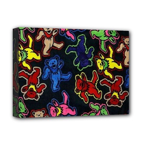 Bears Colors Dead Head Deadhead Grateful Dead Deluxe Canvas 16  x 12  (Stretched)  from ArtsNow.com