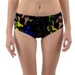 Bears Colors Dead Head Deadhead Grateful Dead Reversible Mid-Waist Bikini Bottoms