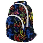 Bears Colors Dead Head Deadhead Grateful Dead Rounded Multi Pocket Backpack