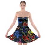 Bears Colors Dead Head Deadhead Grateful Dead Strapless Bra Top Dress