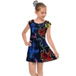 Bears Colors Dead Head Deadhead Grateful Dead Kids  Cap Sleeve Dress