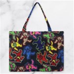 Bears Colors Dead Head Deadhead Grateful Dead Zipper Medium Tote Bag