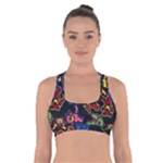 Bears Colors Dead Head Deadhead Grateful Dead Cross Back Sports Bra