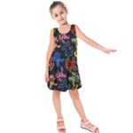 Bears Colors Dead Head Deadhead Grateful Dead Kids  Sleeveless Dress