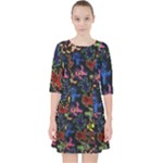 Bears Colors Dead Head Deadhead Grateful Dead Quarter Sleeve Pocket Dress