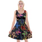 Bears Colors Dead Head Deadhead Grateful Dead Reversible Velvet Sleeveless Dress