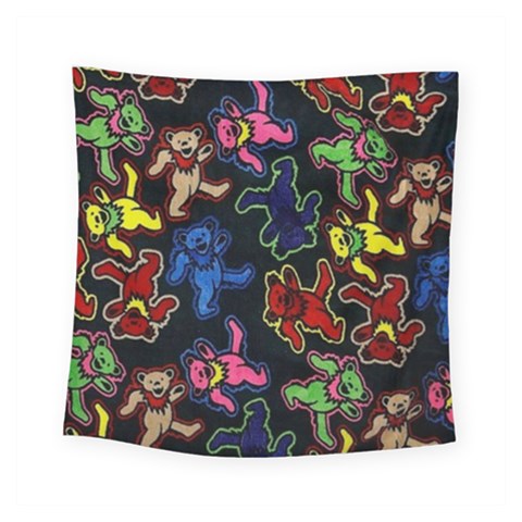 Bears Colors Dead Head Deadhead Grateful Dead Square Tapestry (Small) from ArtsNow.com