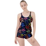 Bears Colors Dead Head Deadhead Grateful Dead Boyleg Tankini Set 